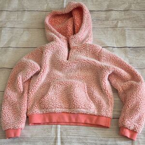 It's Our Time Pink Sherpa Hoodie